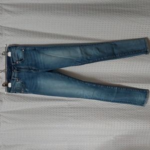 High waist skinny jeans